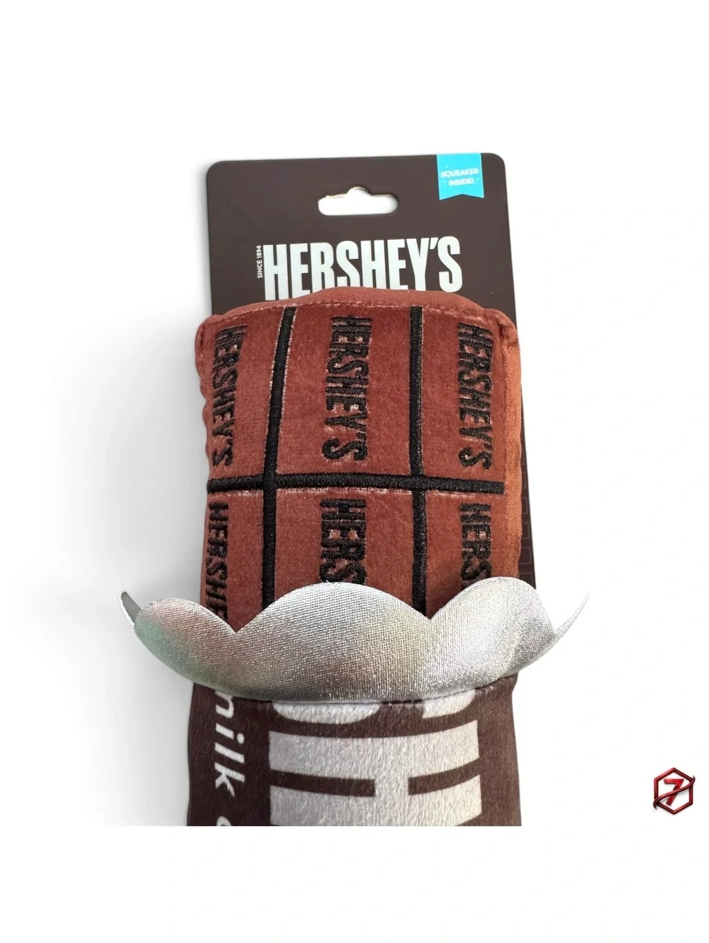 Hershey’s & Reese’s Dog Toy 2-Piece Plush Squeaker Bundle New Candy Toys